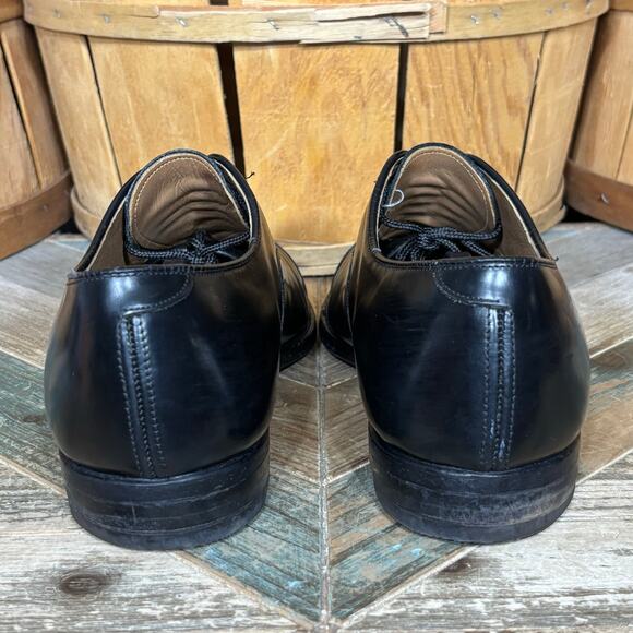 Johnston & Murphy Limited Black Leather Brogue Cap-Toe Dress Shoes Men 8.5 EEE main image 8